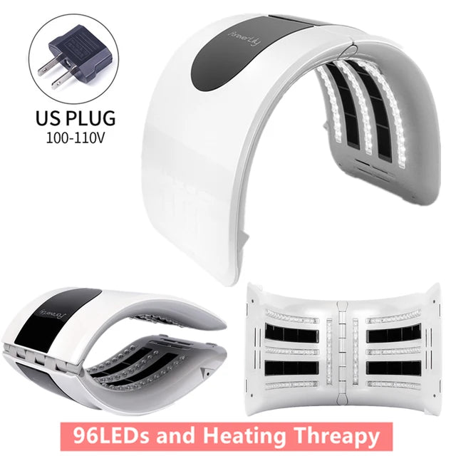 FlexiGlow: 2-in-1 Foldable LED Photon Therapy Mask