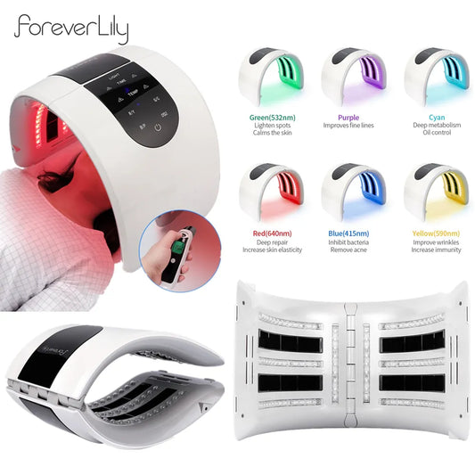 FlexiGlow: 2-in-1 Foldable LED Photon Therapy Mask