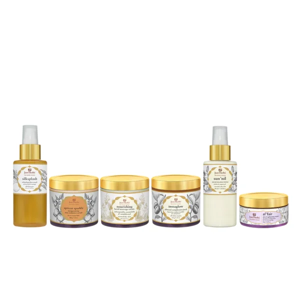 6 step organic skincare regime for normal/dry skin