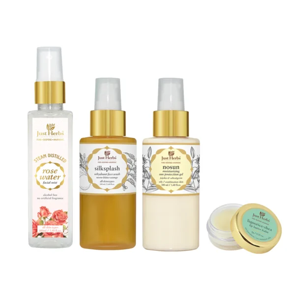 Just Herbs Skincare Basics for an Outdoor Lifestyle - Oily/Combinaton Skin